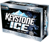 Keystone Ice 12 Oz Cans Beer 24 Pk Suitcase