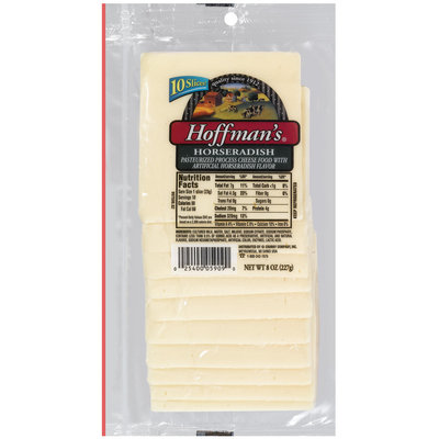 Hoffman's Horseradish Cheese Slices 10 Ct Peg