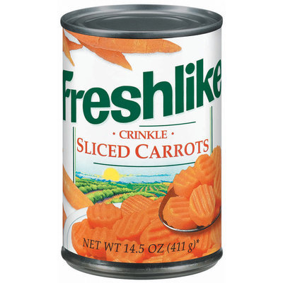 Freshlike Crinkle Sliced Carrots 14.5 Oz Can