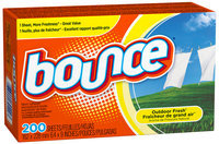 Bounce Outdoor Fresh Fabric Softener Sheets 200 ct Box