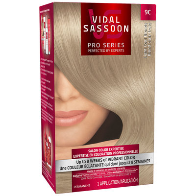 Vidal Sassoon Pro Series 9C Light Cool Blonde Hair Color Kit