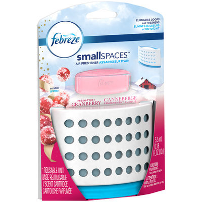 Small Spaces Febreze SmallSpaces Fresh Twist Cranberry Starter Kit Air Freshener (1 Count, 5.5 mL)