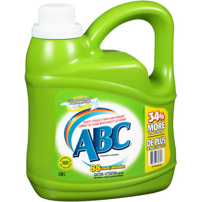 ABC™ Crisp Morning Air Liquid Laundry Detergent 3.96L Jug