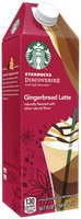 Starbucks Discoveries Gingerbread Latte Chilled Espresso Drink 50.7 fl. oz. Carton