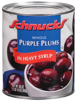 Schnucks Whole In Heavy Syrup Purple Plums 30 Oz