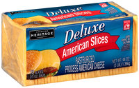 American Heritage® Deluxe Pasteurized Process American Cheese Slices 72-0.667 oz. Pack