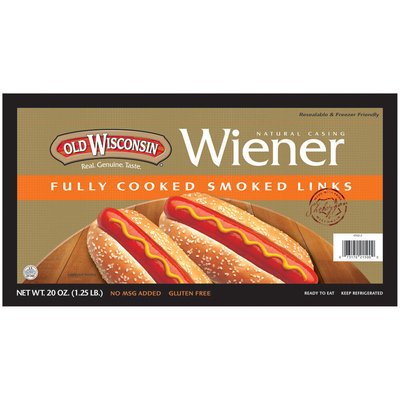 Smoked Cooked 24 Oz Weiners Zipper Pack 21500