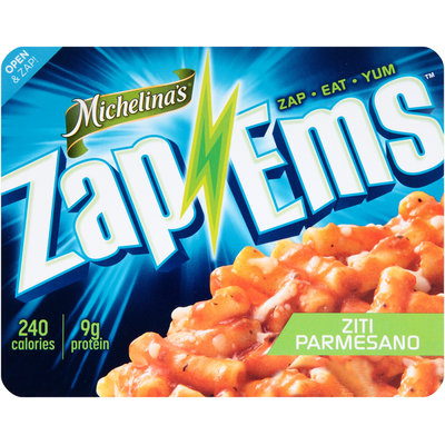 Michelina's® Zap 'Ems™ Ziti Parmesano 7.5 oz. Tray