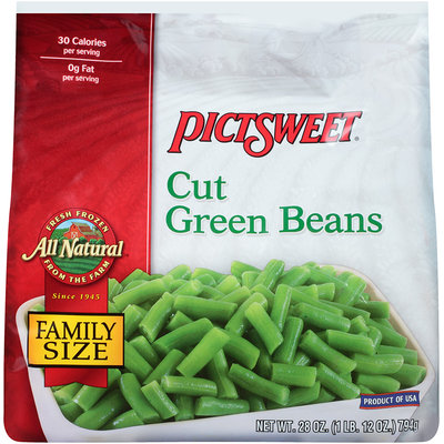 ALL NATURAL Cut Green Beans 28 OZ STAND UP BAG