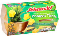 Schnucks® Pineapple Tidbits 4-4 oz. Cups