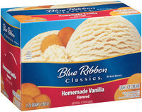 Blue Ribbon Classics® Homemade Vanilla Flavored Light Ice Cream 1.75 qt. Carton