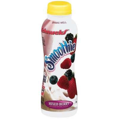 Schnucks Mixed Berry Smoothie 10 Fl Oz Plastic Bottle