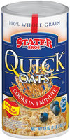 Stater Bros. Quick Oats Oatmeal 18 Oz Canister
