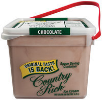 Country Rich® Chocolate Ice Cream 4.25 l pail
