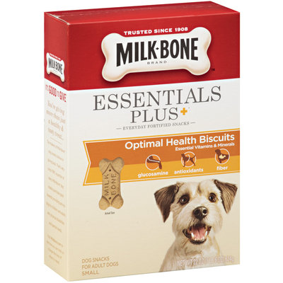 Milk-Bone Essentials Plus+ Optimal Health Dog Biscuits - Small, 22-Ounce (Pack of 4)