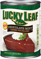 Luck Leaf® Chocolate Mint Creme Pie Filling 21 oz. Can