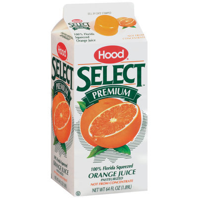Hood Orange Select Premium 100% Juice 64 Oz Carton