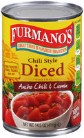 Furmano's® Chili Style Diced Tomatoes with Ancho Chili & Cumin 14.5 oz. Can