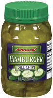 Schnucks Hamburger Dill Chips 16 Oz Plastic Jar