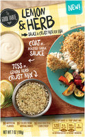 The Good Table™ Lemon & Herb Sauce & Crust Mix for Fish 7 oz. Box