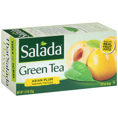 Salada® Asian Plum Green Tea Bags 1.23 oz. Box