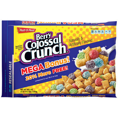 Malt-O-Meal® Berry Colossal Crunch® Cereal 46.2 oz. ZIP-PAK®