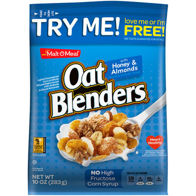 Malt-O-Meal® Oat Blenders® Lightly Sweetened Corn & Whole Wheat Flake Cereal 10 oz. Pack
