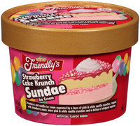Friendly's® Strawberry Cake Krunch Sundae Ice Cream 6 fl. oz. Cup