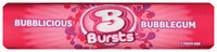 Bubblicious Rolls Bubblicious Bursts Bubblegum Bubble Gum 7 Ct