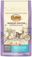 Nutro® Indoor Senior White Fish & Whole Brown Rice Recipe Cat Food 3 lb. Bag