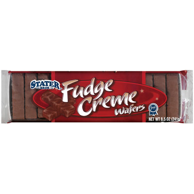 Stater Bros. Fudge Creme Wafers 8.5 Oz Package