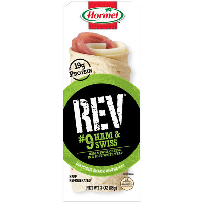 Hormel™ Rev® #9 Ham & Swiss Snack Wrap 3 oz. Tray