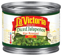 La Victoria® Diced Hot Fire Roasted Jalapenos 4 oz. Can