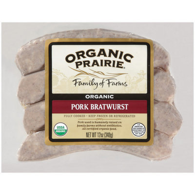 Organic Prairie Organic Pork Bratwurst 4 ct Package