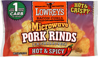 Lowrey's® Bacon Curls® Hot & Spicy Microwave Pork Rinds
