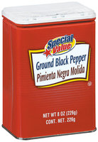 Special Value Ground Black Pepper 8 Oz Shaker