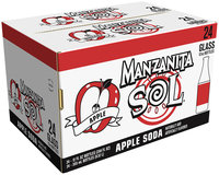 Manzanita Sol® Apple Soda 24 Pack 12 fl. oz. Glass Bottles
