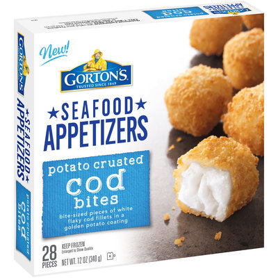 Gorton's® Seafood Appetizers Potato Crusted Cod Bites 12 oz. Box