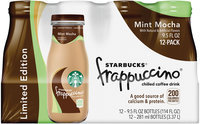 Starbucks® Mint Mocha Frappuccino® Coffee Drink 12 Pack 9.5 fl. oz. Glass Bottles