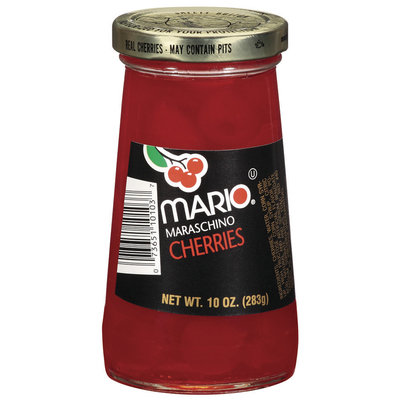 Mario Maraschino Cherries 10 Oz Jar