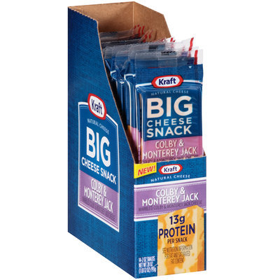 Kraft Colby & Monterey Jack Big Cheese Snack oz. Pack