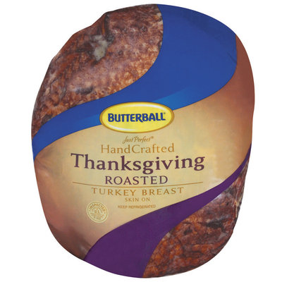 Butterball Just Perfect Handcrafted Thanksgiving Roasted Turkey Breast Poly Bag