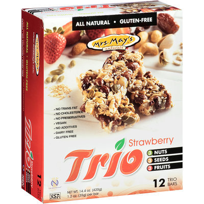 Mrs. May's® Trio Strawberry Snack Bars 12-1.2 oz. Wrappers