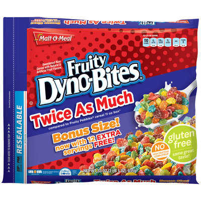 Malt-O-Meal® Fruity Dyno-Bites® Cereal 33 oz. ZIP-PAK