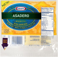 Kraft Natural Cheese Asadero Melting Cheese 12 Oz Well