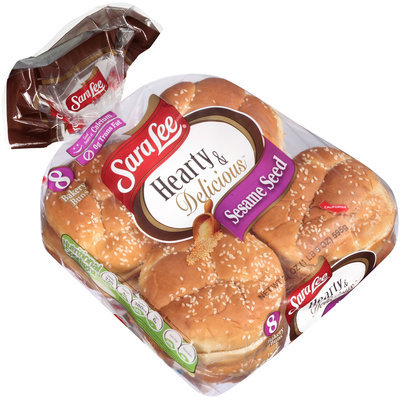 Sara Lee® Hearty & Delicious™ Sesame Seed Bakery Buns 8 ct Bag