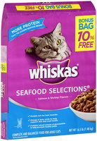 Whiskas® Seafood Selections® Salmon & Shrimp Flavors Dry Cat Food 16.5 lbs.