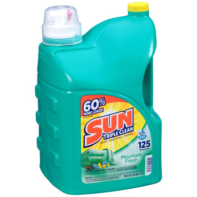 Sun Triple Clean® Mountain Fresh Liquid Laundry Detergent 188 fl. oz. Jug