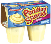 Schnucks Snacks Tapioca 3.5 Oz Pudding 4 Ct Cups