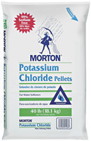 Morton Potassium Chloride Water Softening Pellets 40 Lb Bag